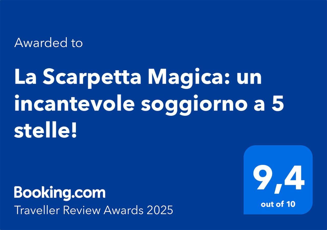 La Scarpetta Magica: Un Incantevole Soggiorno A 5 Stelle! Offida Bagian luar foto